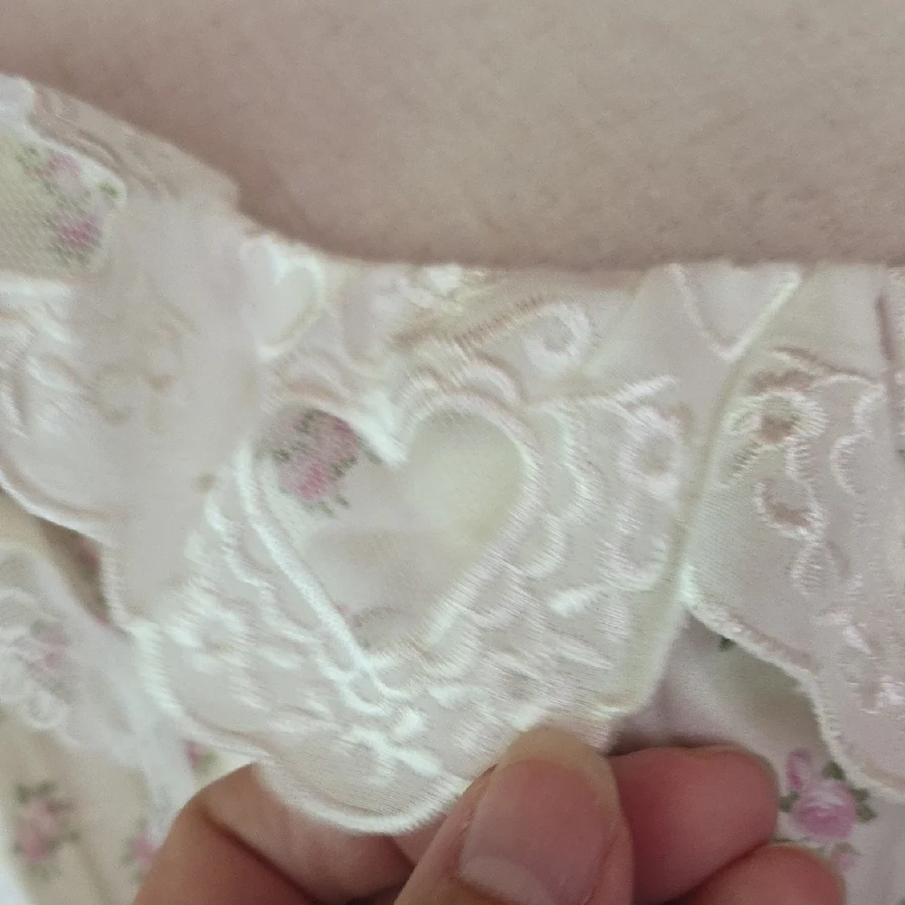 NWOT FOR LOVE AND LEMONS PASTEL FIELDS PINK ROSE PRINT WHITE MIDI DRESS SIZE L - Picture 5 of 10